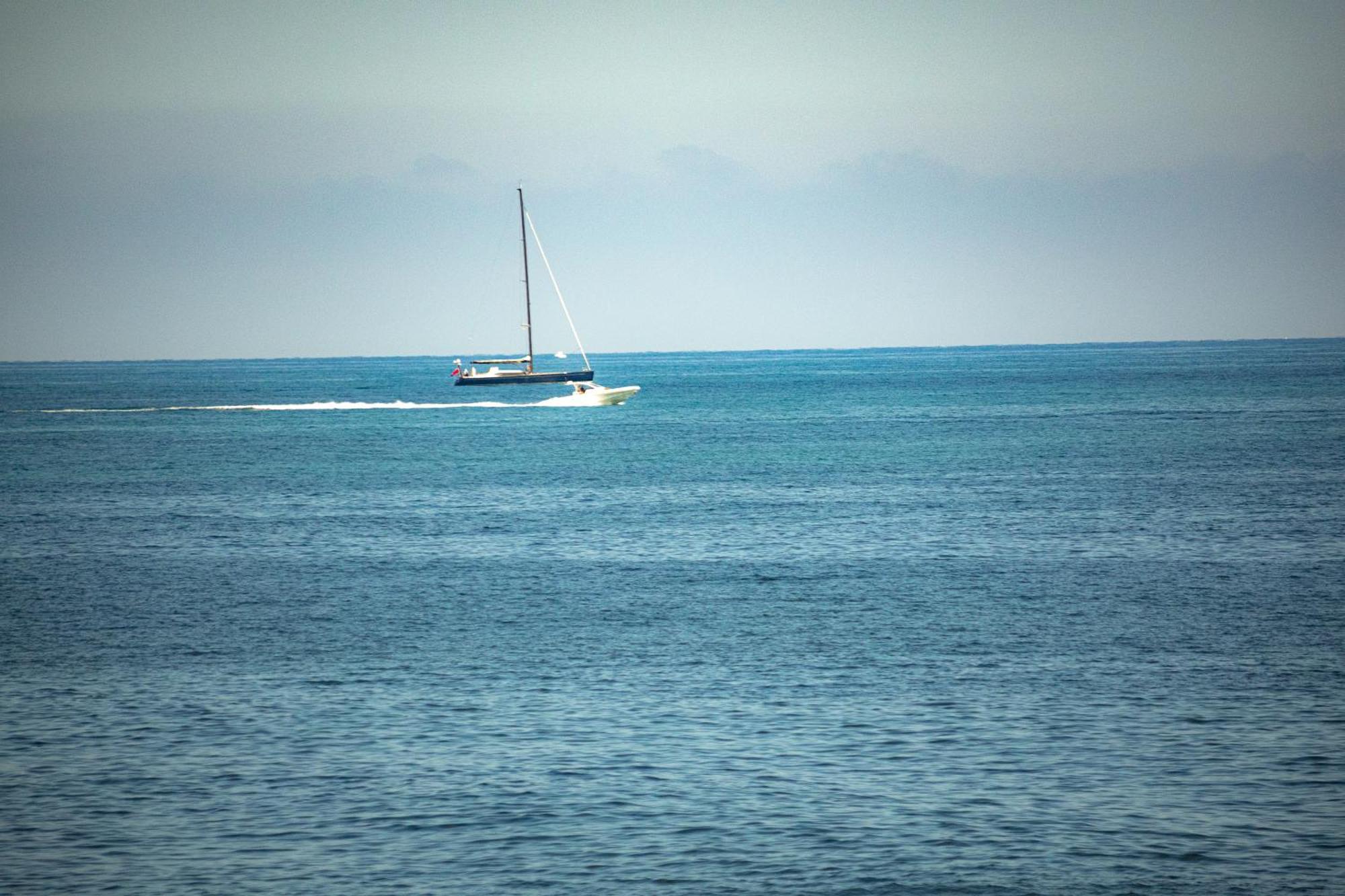 Vistas Y Terraza Panoramica Frente Al Mar En Denia, Las Rotas Kültér fotó