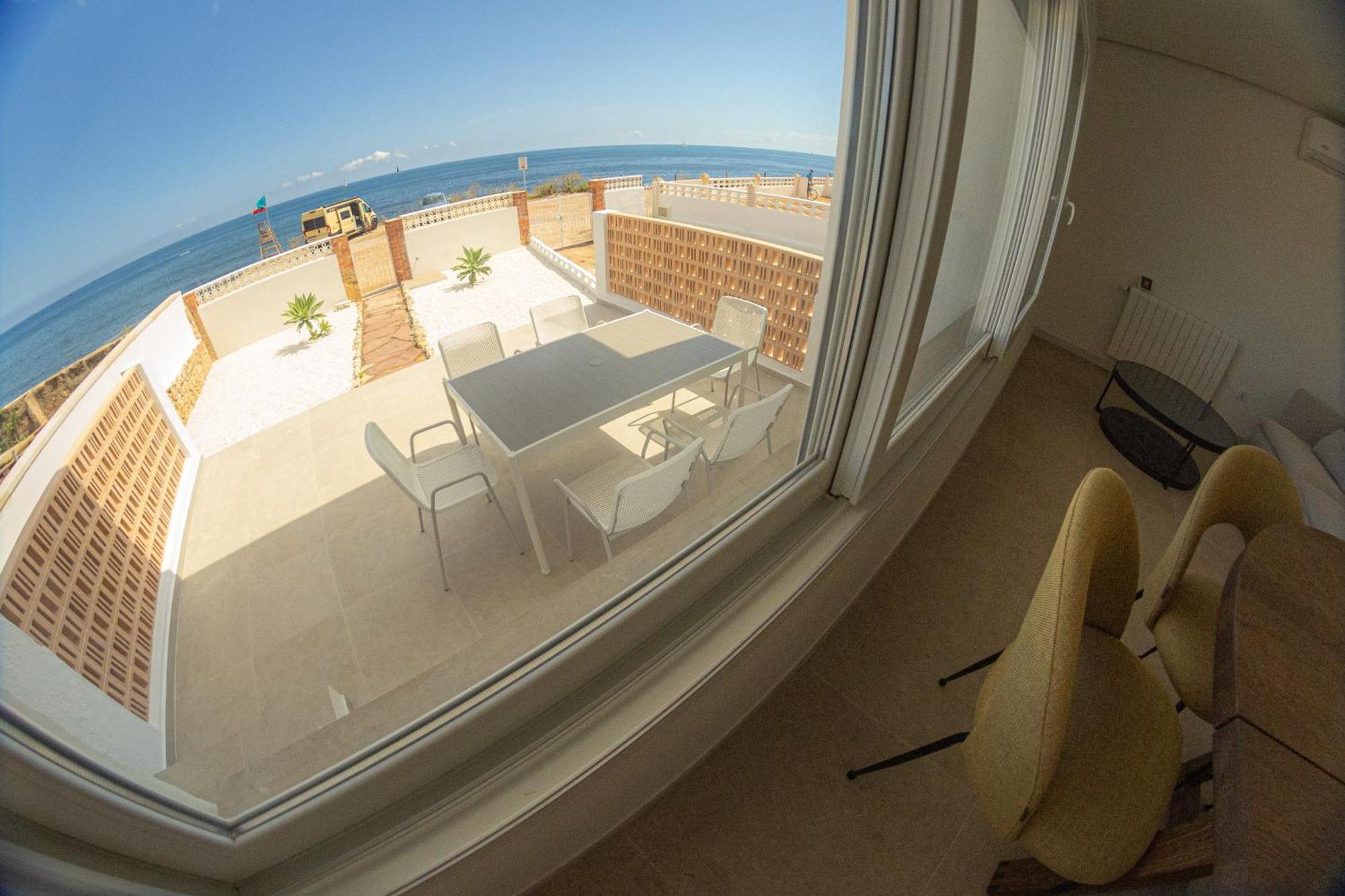 Vistas Y Terraza Panoramica Frente Al Mar En Denia, Las Rotas Kültér fotó